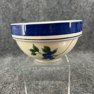 LL Bean Blueberry Pattern Soup Cereal Bowl 6.25” Stoneware Replacement